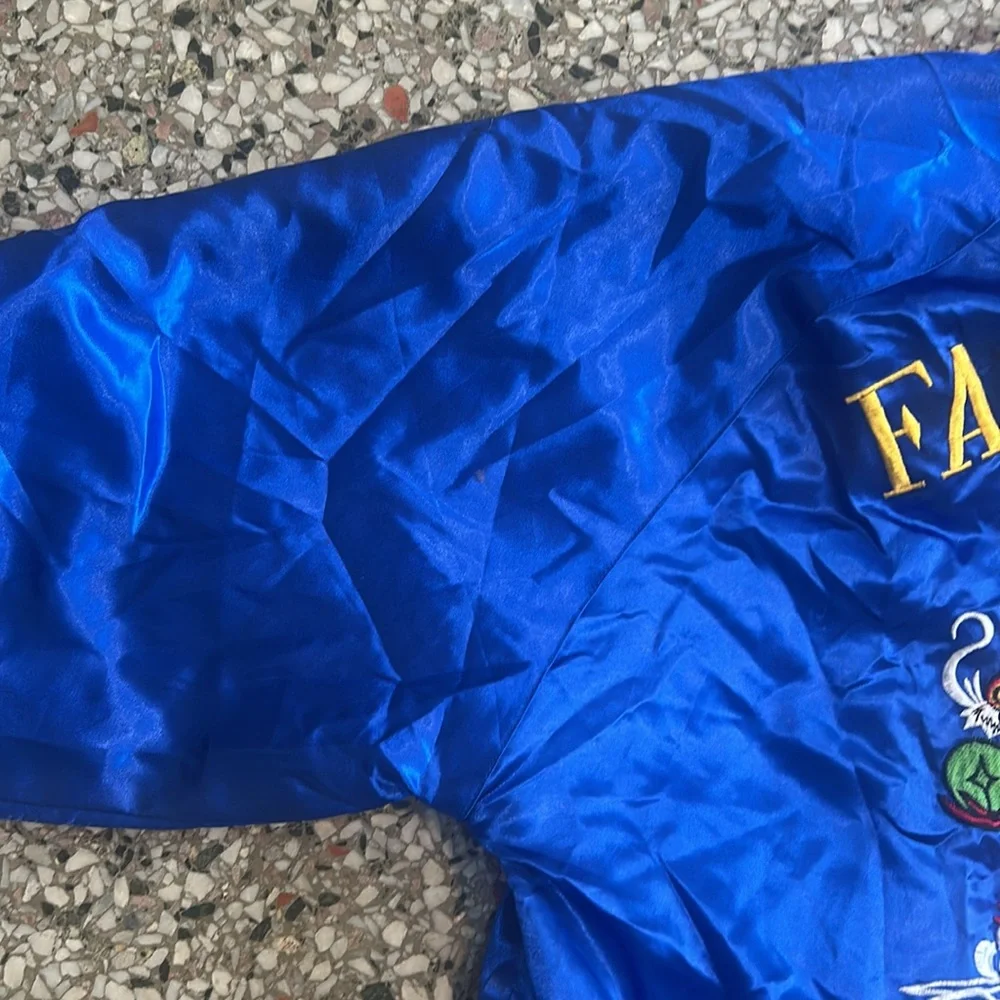 Silk Souvenir jacket Okinawa Japan - Picture 17 of 17